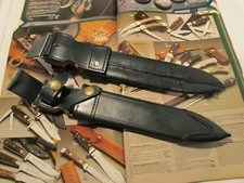 PUMA Messerscheide mit Druckknöpfe für kleines WAIDBLATT Messer Puma Solingen.