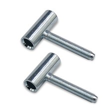 Einbohrband Türband Holzzarge Flügelteil für Innentüren Holztür Stahl 2 Stück