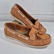 Chatham Sport Loafer Deck Bootsschuhe Jessa Größe 5 UK orange