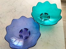 Tupperware Eleganzia Servierschale Venus Schale Obstschale 30 cm - Grün-Blau