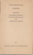 Gerhart Hauptmann Agamemnons