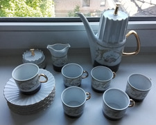 Service Kaffee / Mokka / Espresso AURELIA Karlovarsky Pirkenhammer 15 Teile
