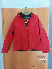 Damenjacke, Gr L, Rot- Schwarz, Jack WOLFSKIN, mit Kapuze