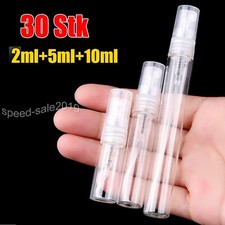 30 Stück Glas Sprühflasche Desinfektion Parfüm Flasche Zerstäuber 2ml/5ml/10ml