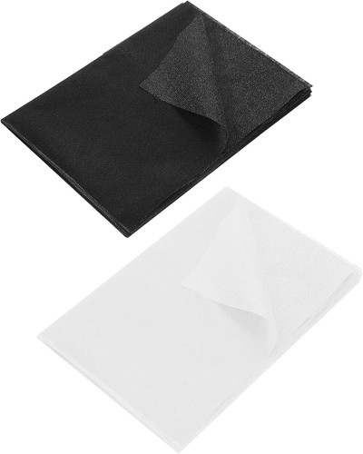 Stück bügelvlies schwarz - 2,