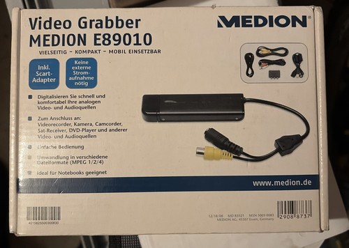 Medion video grabber e89010 - video,