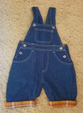Jeans Latzhose Karo Denim Kinder Kids Gr.68 - NEU