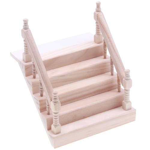 Mini wood handrail stair model - stair,