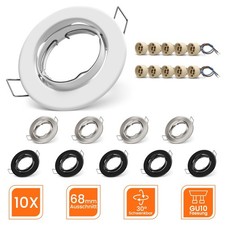 Einbaustrahler LED GU10 Rund