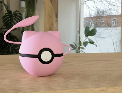 Mewball pokéball figur - pokéball, 3d