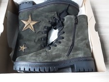 Ara Damenstiefel, Stiefelette, Größe 5.5, Weite G, 20mm Absatz, Grün, NP €139,95