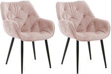 2er Set Stuhl Tanna Samt