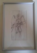 Gerd Winner Maria mit Jesus-Kind Bleistift-Zeichnung und Widmung Weihnachten 05