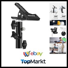 Fotostudio Hochleistungs Metallklemmhalter mit 5/8 "Lampenstativ Befestigung ...