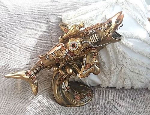 Xxl steampunk hai raubfisch - xxl,