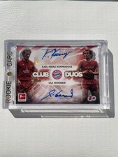 Topps Bundesliga 60 Years 2023/24 Rummenigge + Hoeneß CDA-RH Dual Auto