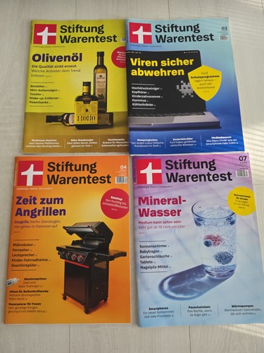 Stiftung warentest ausgabe - 4x,