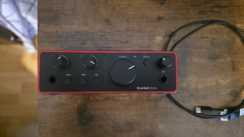 Focusrite scarlett solo 4th - focusrite,