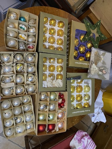 Alte christbaumkugeln - alte,