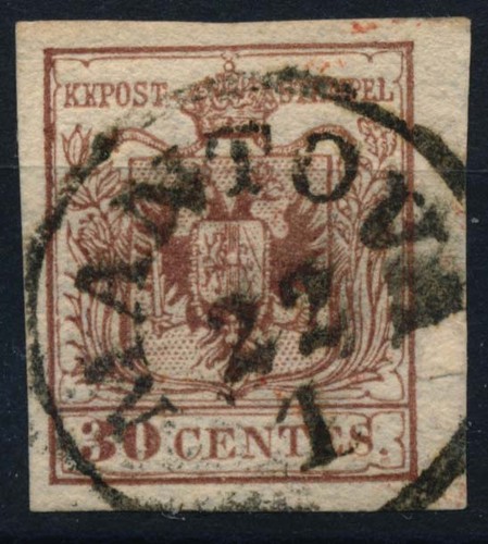 Lombardei venetien 1850 30c - lombardei-venetien,