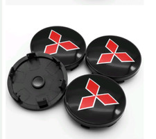 Mitsubishi emblem Logo Nabenkappe Radkappe  4 x 60mm / 56mm for Mitsubishi auto