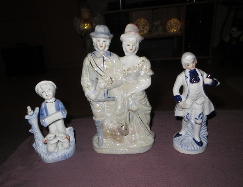 Porzellanfiguren 3 stück - porzellanfiguren,