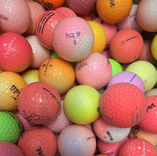 100 bunte golfbälle - 100, für