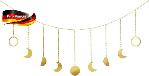Mond girlande wanddeko für - wanddeko,