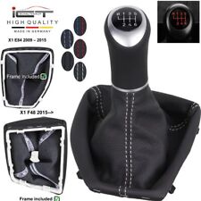 ICT Leder Schaltknauf beleuchtet Schaltsack Manschette für BMW X1 E84 F48 neu