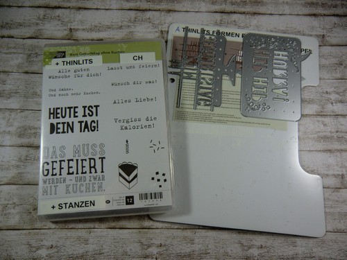Stempelset kein geburtstag - stempelset,