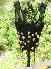 Devil Fashion Puppenkopf Corsagen Top, Corsagentop, WGT, Gothic,Punk zerfleddert