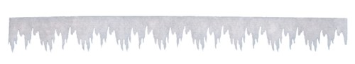 Winterdeko eiszapfen girlande - eiszapfen,