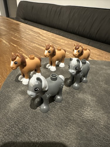 Lego duplo pferd fohlen braun - pferd,