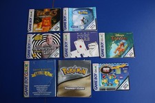 8 x Nintendo Game Boy Gameboy Color Spieleanleitungen u. A. Pokémon Trainers G.