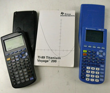 2 Texas Instruments TI-89 Titanum  200 + TI-82 Stats Taschenrechner S-5655