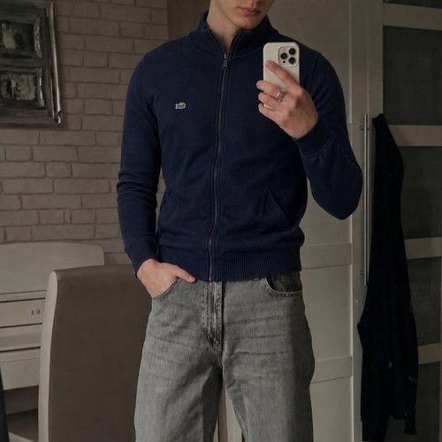 Vintage lacoste strickjacke - lacoste,