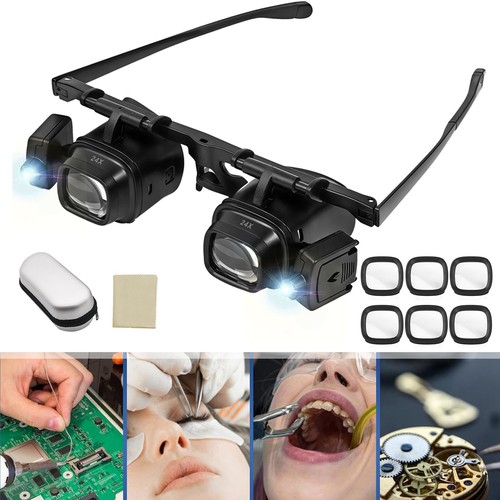 Lupenbrille mit led licht - led,