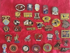 38x Vintage Speedway Emaille