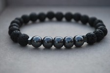 Lavastein armband - lavastein,