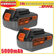 2x 5,0Ah für Black & Decker 18V Li-Ion Akku BL2018 LB2X4020 LBXR20 BL1518 BL4018