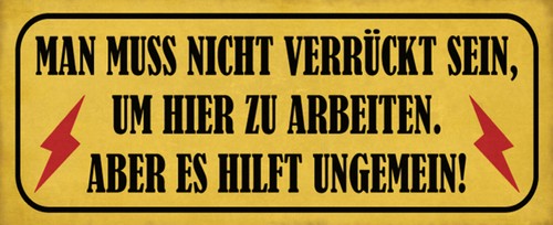 Holzschild 27x10 nicht