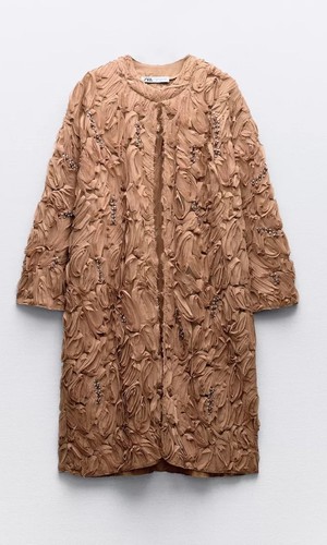 Zara strukturierter mantel - zara,