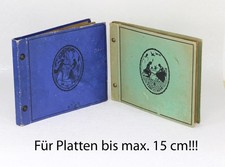 2x ORIGINAL PLATTENALBUM für Schellackplatten Format 18 cm /for 6" records AL365