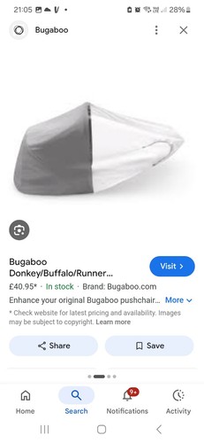 Bugaboo donkey regenschutz - bugaboo,