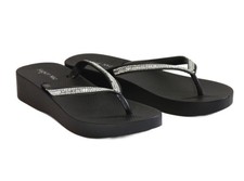 Damen Zehentrenner mit Strass