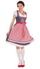 ☆MarJo ☆ Süßes Jeans Dirndl Charivari Gr 38 M 36 Wasen~Oktoberfest~Motto Top 
