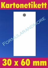 Kartonetiketten Preisschilder