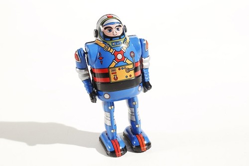 Blechspielzeug astronaut - ,