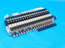 CKD VentilInsel Block mit 20x 4SB019-C3 Magnetventil Pneumatik Ventil Inkl. MwSt