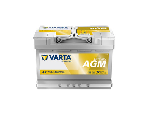 Varta agm autobatterie 70ah - varta,